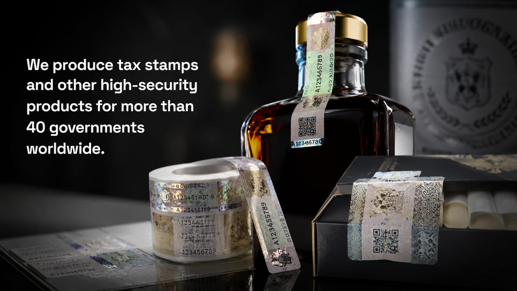 Tax stamps for 40+ governments.