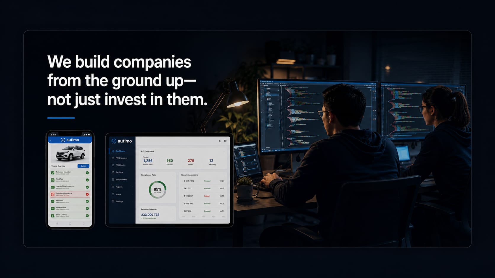 Companies built from the ground up.