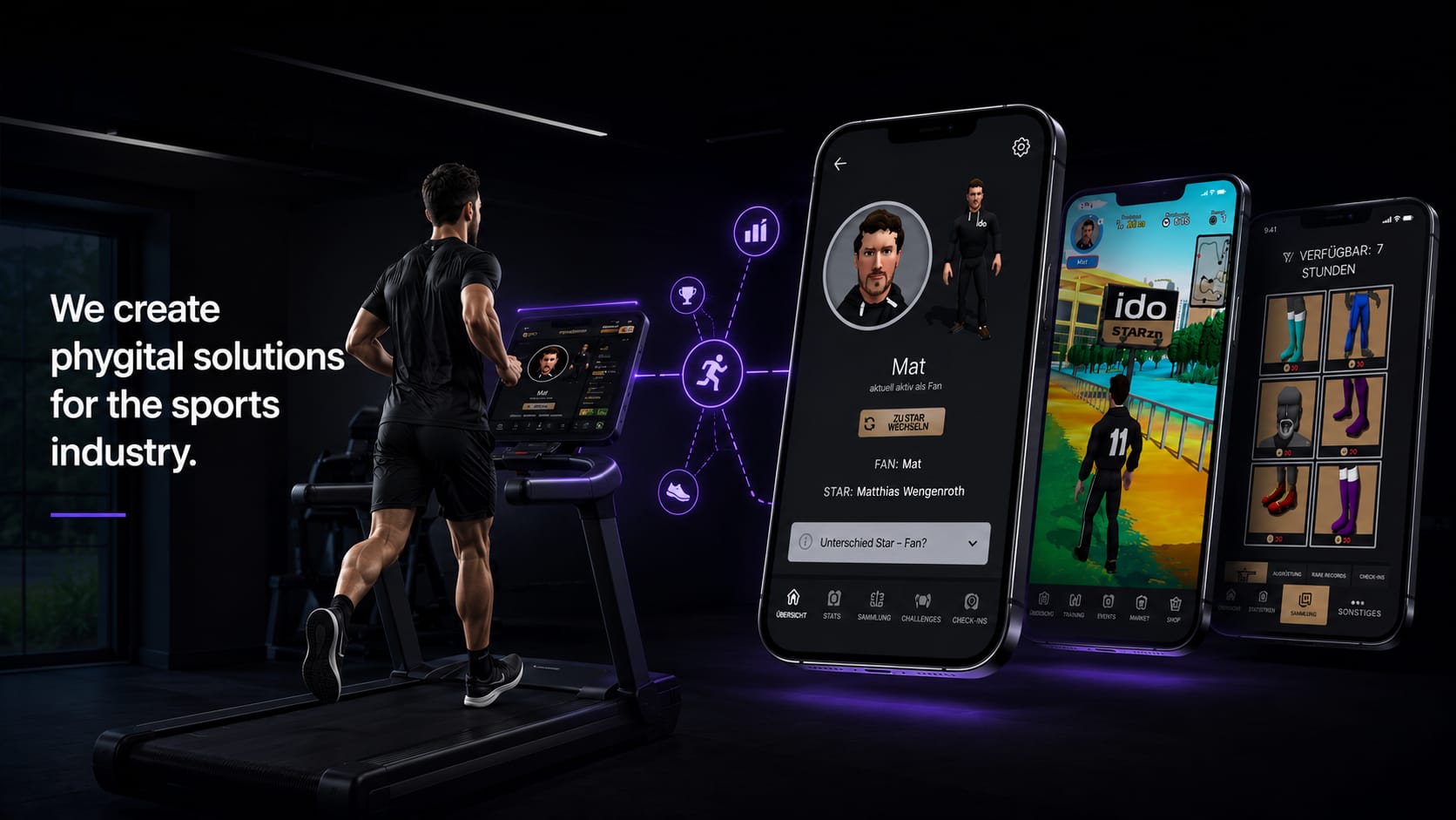 Phygital solutions for the sports industry.